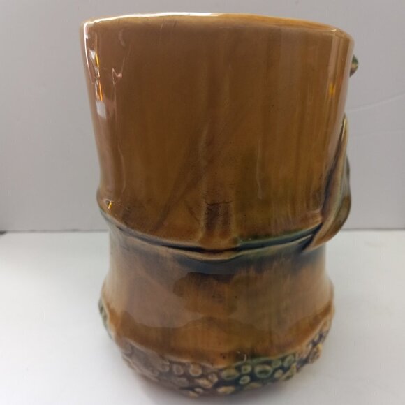 Vintage Samoa Brody Vase Bamboo Root End N-333 Mid Century Modern Japan Ceramic - Picture 5 of 10